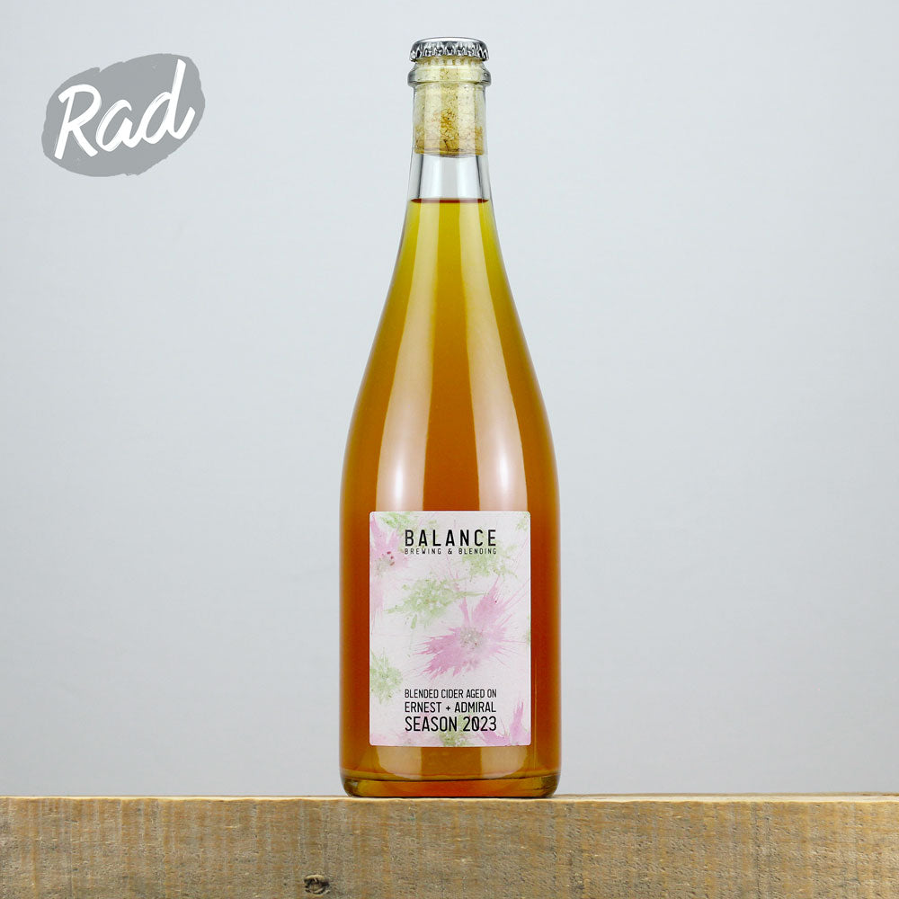 Balance Brewing & Blending Blended Cider Aged On Ernest + Admiral