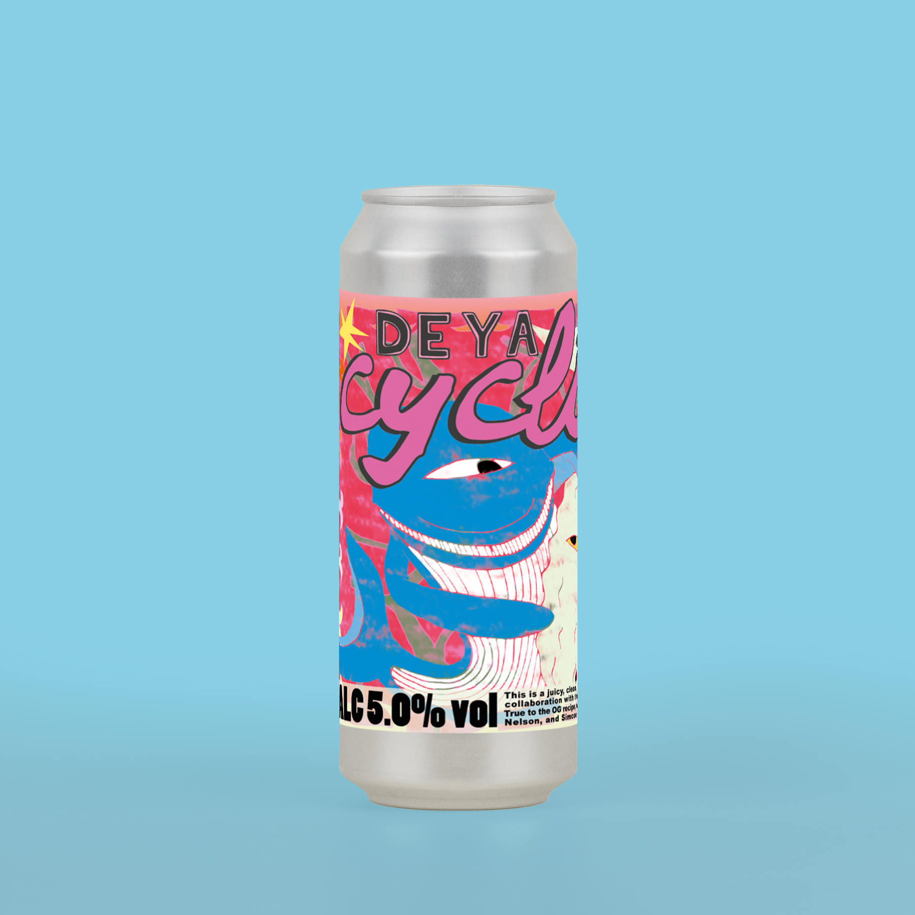 DEYA Brewing Company Cycle can with blue whale label, craft beer in a Brewser subscription box