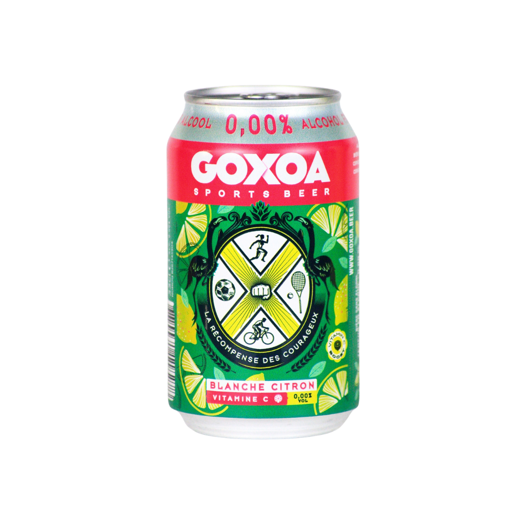 Goxoa Lemon Alcohol Free Sports Wheat Beer