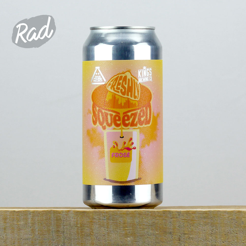 Glass Pyramid Project x Kings Brewing Company Freshly Squeezed x Frosé