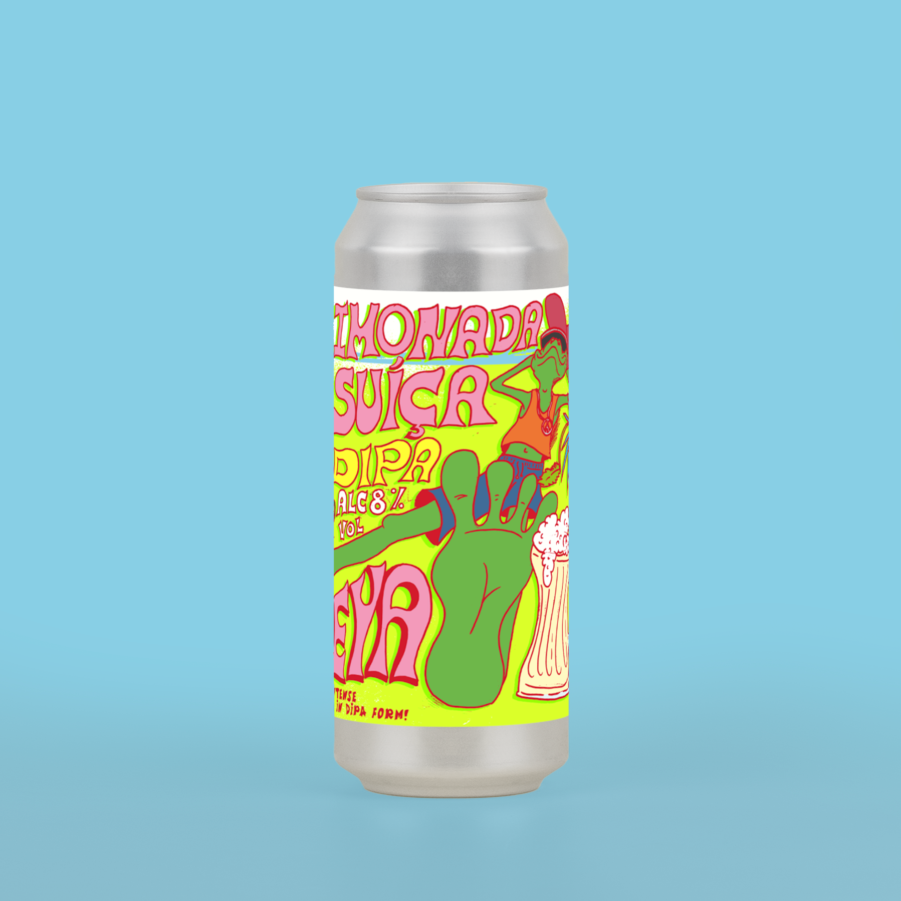 DEYA Brewing Company Limonada Suica DIPA can with cartoon label, craft beer in a Brewser subscription