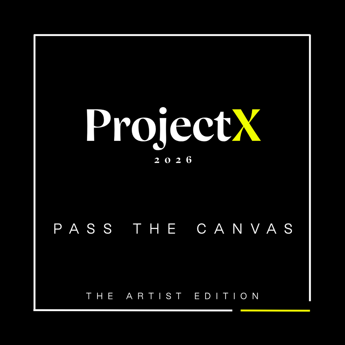 ProjectX 2026 Pre-sale